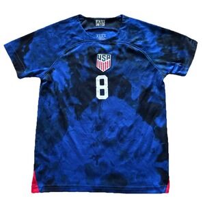 USA Kids Jersey #8 McKENNIE Soccer World Cup USMNT Size 24